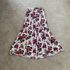 American Eagle floral maxi skirt